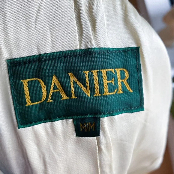 Vintage Earth Tones Colourblock Suede Button Down Cropped Short Sleeve Jacket S - Picture 7 of 7